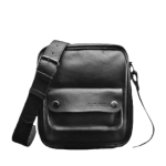 Unisex  Δερμάτινη Crossbody Bag Paul Marius LeSaint Marc Μαύρο