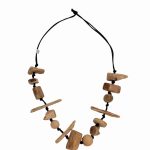 Γυναικείο Ξύλινο Χειροποίητο Κολιέ Bashia Blanka B2