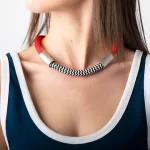 Simplicity Aluminium Colour Tude Necklace K35 Christina Brampti