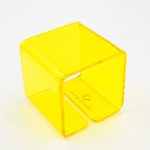 Geometric Plexiglas Yellow Bracelet Christina Brampti