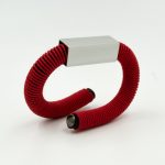 Rubber Cord Bracelet Κόκκινο Christina Brampti