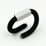 Rubber Cord Bracelet Μαύρο Christina Brampti