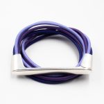 Elastic Cords Wrap Blue Bracelet Christina Brampti