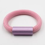 Aluminium Pink Tube Bracelet Christina Brampti