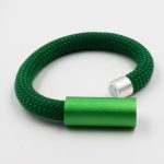 Aluminium Green Tube Bracelet Christina Brampti