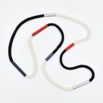 Aluminium Multi Colour Tude Long Necklace K27zF Christina Brampti