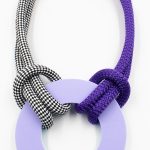 Plexiglass Circle Double Sided Short Necklace K14ΖΤ Christina Brampti Multicolor