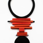 Geometric Tube Plexiglass  Boho Necklace  Κ34Z  Christina Brampti