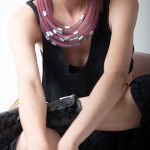 Mesh Rope Aluminium Small Tube Necklace K66h Christina Brampti