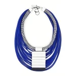 Multiwire Alternate Aluminius Necklace K2024 Christina Brampti
