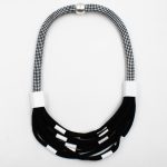 Multipe Cord Aluminium Tube Short Necklace K67S CristinaBrampti