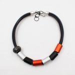 Multi  Aluminium Tube Necklace K2004V Christina Brampti