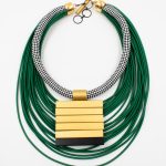 Multiwire Alternate Aluminius Necklace K2024L Christina Brampti