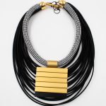 Multiwire Alternate Aluminius Necklace K2024O Christina Brampti