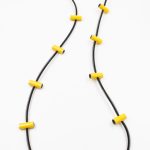 Mesh Rope Long Necklace K2236Q Christina Brampti
