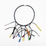 Tube Knot Twig Aluminium Necklace K2281Ε Christina Brampti