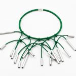 Tube Knot Twig Aluminium Necklace K2281G Christina Brampti