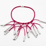 Tube Knot Twig Aluminium Necklace K2281H Christina Brampti