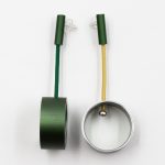 Aluminium Tube Earrings  S1529A Christina Brampti