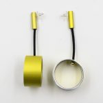 Aluminium Tube Earrings  S1529i Christina Brampti