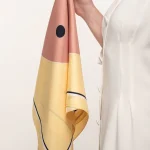 Silk Twill Scarf Bulb Nudo Monk