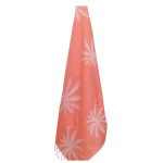 Βαμβακερή Πετσέτα Θαλάσσης Pestemal Palm Tree Κοραλί