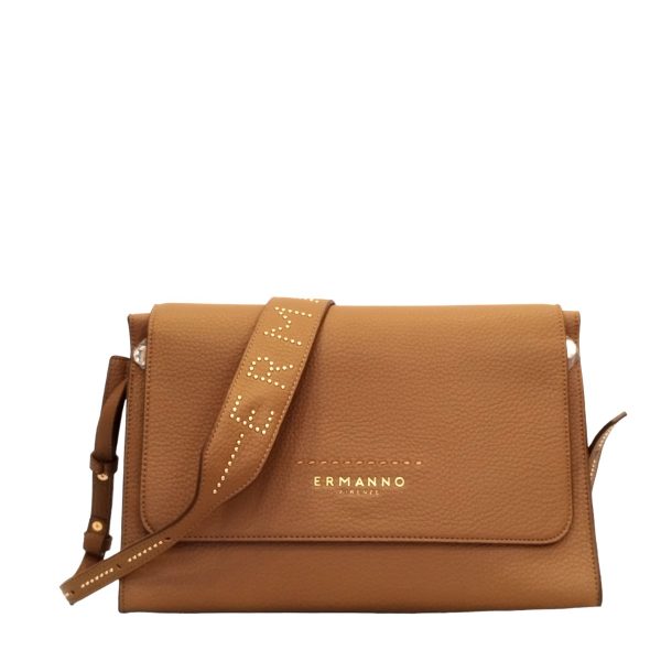 Γυναικεία Eco Leather Crossbody Bag Ermanno Scervino Petra Camel