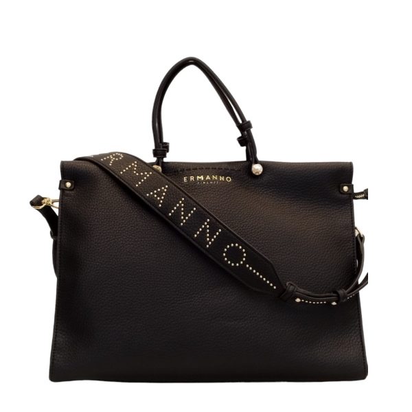 Γυναικεία Eco Leather Ermanno Scervino Shoulder Bag Petra Μαύρο