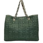 Γυναικεία Eco Leather Medium Double Handle Bag Ermanno Scervino Polly Πράσινο