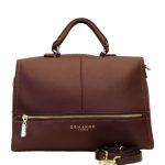 Γυναικεία Eco Leather Ermanno Scervino Bowling Bag Posey Καφέ