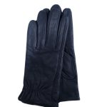 Γυναικεία Δερμάτινα Γάντια Guy Laroche G8 Μπλε