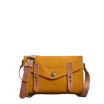 Γυναικεία Δερμάτινη Crossbody Bag Paul Marius LEMINI INDISPENSABLE - SAFRAN