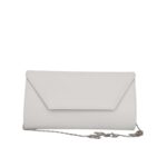 Γυναικείο Eco Leather Βραδινό Τσαντάκι Bashia Blanka BB4 Άσπρο