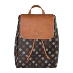 Γυναικείο Eco Leather Σακίδιο Πλάτης Thiros Olivia Καφέ