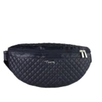 Γυναικεία Καπιτονέ Belt Bag L Thiros Olivia Μαύρο