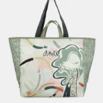 Τσάντα Large Shopper Θαλάσσης Anekke Μέντα