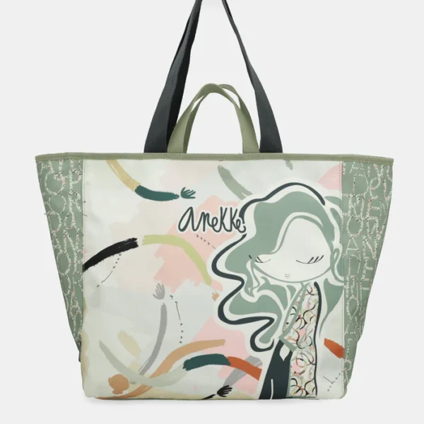 Τσάντα Large Shopper Θαλάσσης Anekke Μέντα