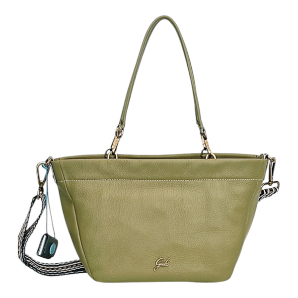 Γυναικεία Δερμάτινη Shopping Bag Gabs Vale M Λαδί