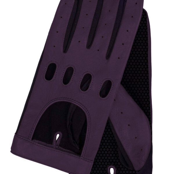 Γυναικεία Δερμάτινα Γάντια Mia Grip Driver Deep Purple