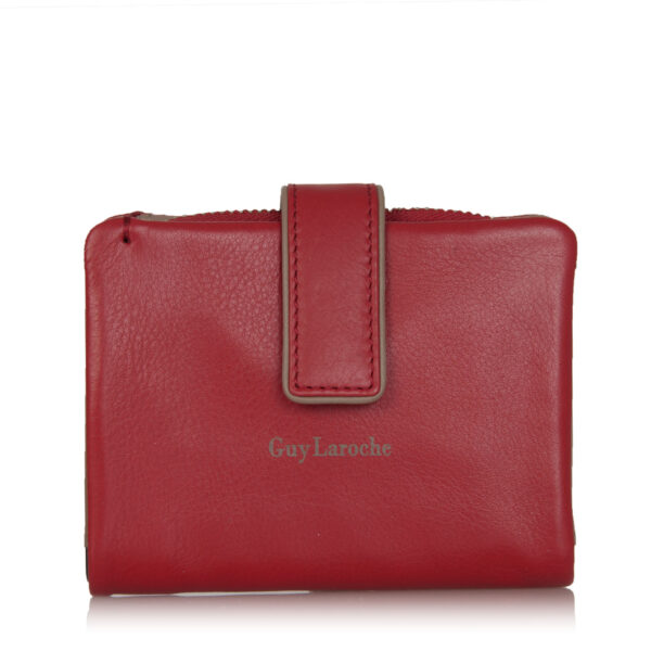 Γυναικείο Δερμάτινο Πορτοφόλι Guy Laroche,Κόκκινο medium