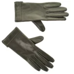 Γυναικεία Δερμάτινα Γάντια Guy Laroche,Λαδί