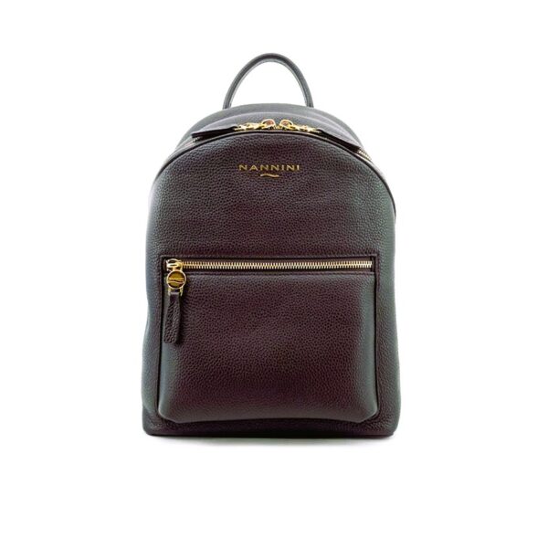 Γυναικεία Δερμάτινο Σακίδιο Πλάτης Nannini Helga M  Καφέ