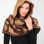 Γυναικείο Κασκόλ - Κουκούλα Anekke Καφέ