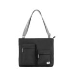 Τσάντα Ωμου και Χιαστί Messenger ROKA LONDON Moorgate Black