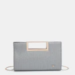 Τσάντα Χειρός Eva PEPE Moll Ασημί