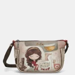 Τσάντα  Oval Crossbody Muse Anekke Μπεζ