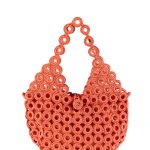 Τσάντα Handbag Crochet ENRICO VERSARI Πορτοκαλί