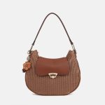 Τσαντά Ωμου Hobo Bag Ynot? Malindi Καφέ