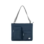 Τσάντα Ωμου και Χιαστί Messenger ROKA LONDON Moorgate Μπλε