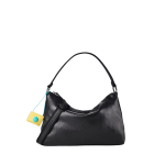 Γυναικεία Δερμάτινη Shoulder Bag Gabs Calipso Medium Μαύρο